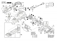 Bosch 3 601 EA4 070 GHO 16-82 D Portable Planer 230 V / GB Spare Parts GHO16-82D
